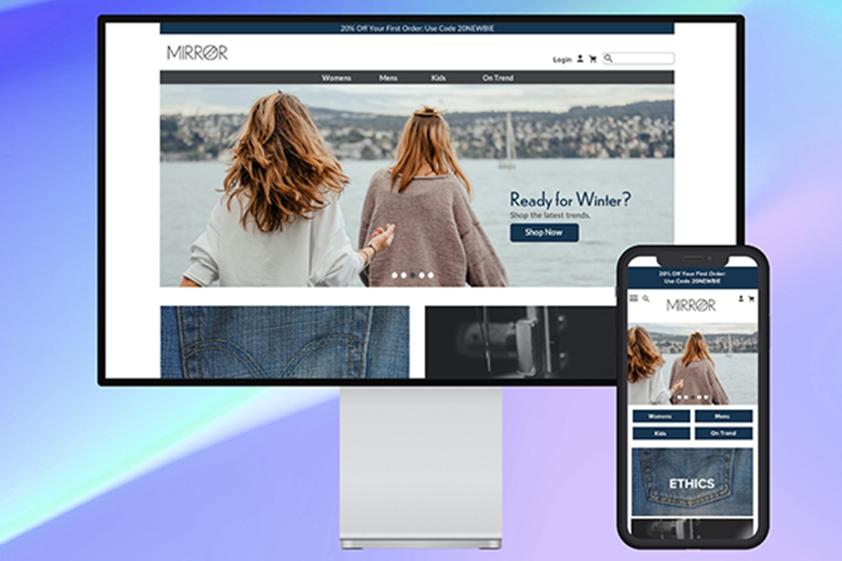 Mirror Responsive Site